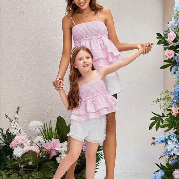 Pink and white Blouse - Picture 3 of 5